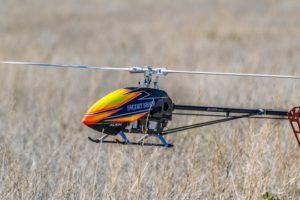 Single rotor in flight